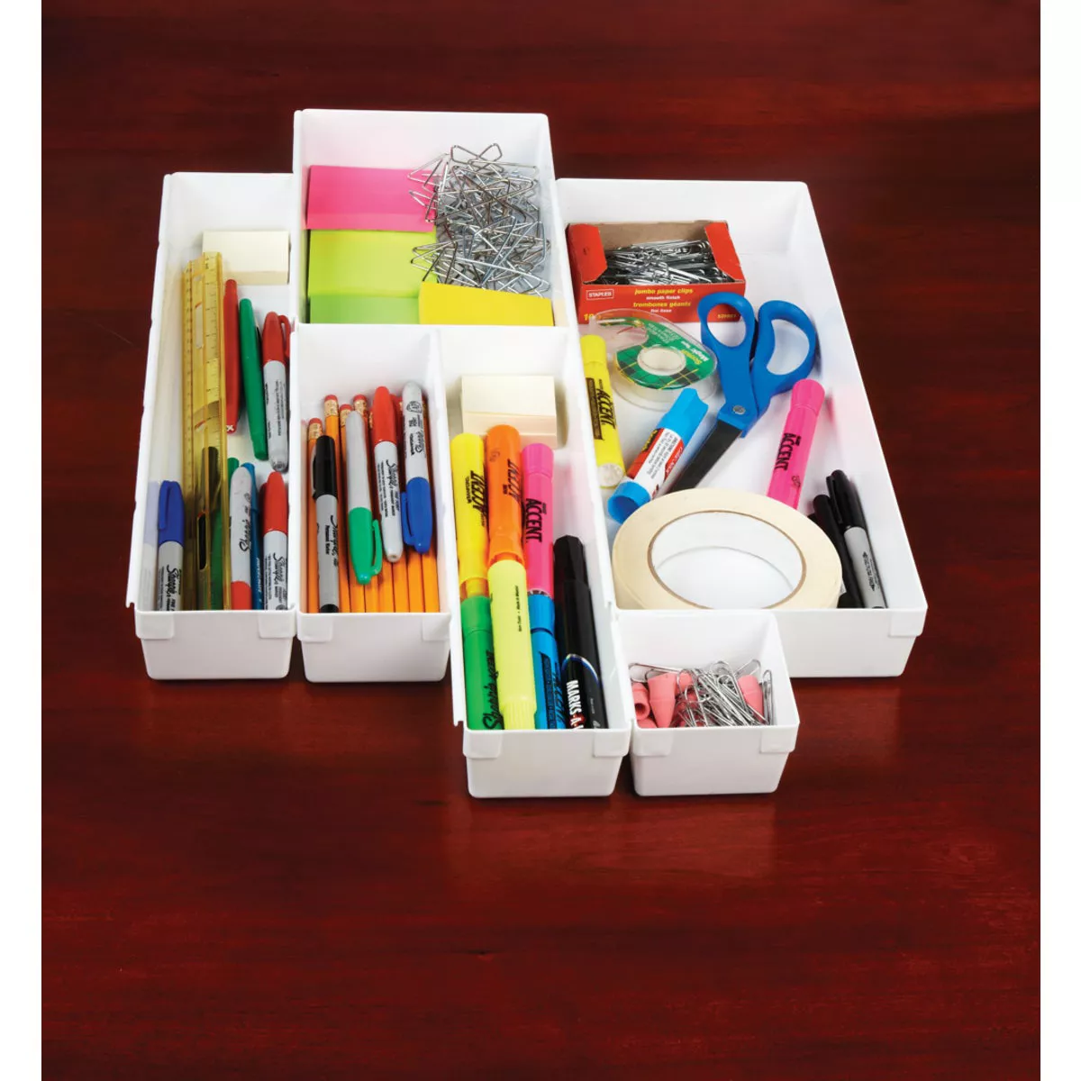 Rubbermaid 3 In. x 9 In. x 2 In. White Drawer Organizer Tray - photo 5