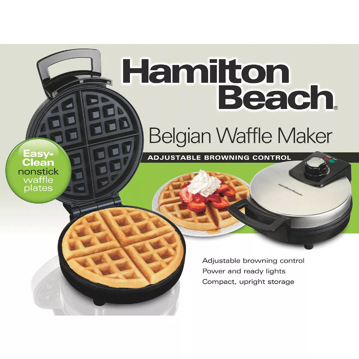 Hamilton Beach Belgian Waffle Maker - photo 3