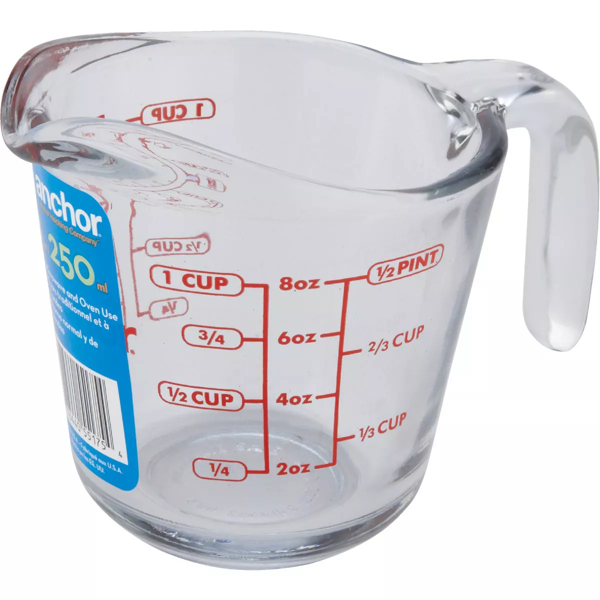 Anchor Hocking 1 Cup Clear Glass Measuring Cup - photo 2