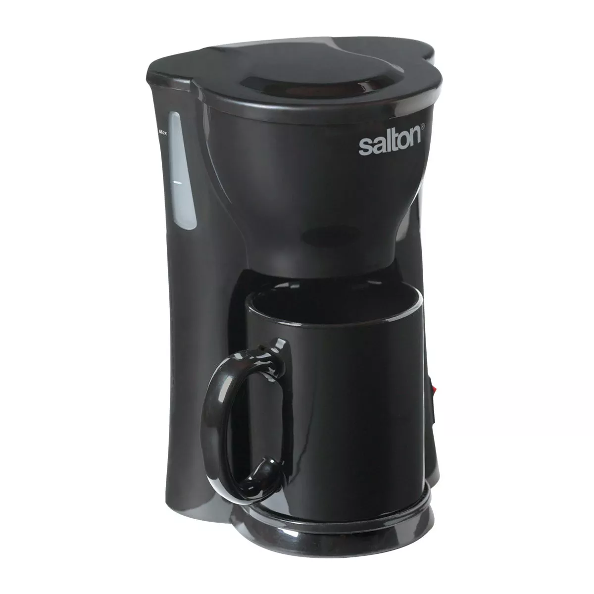Salton 1-Cup Black Space Saving Coffee Maker - photo 2
