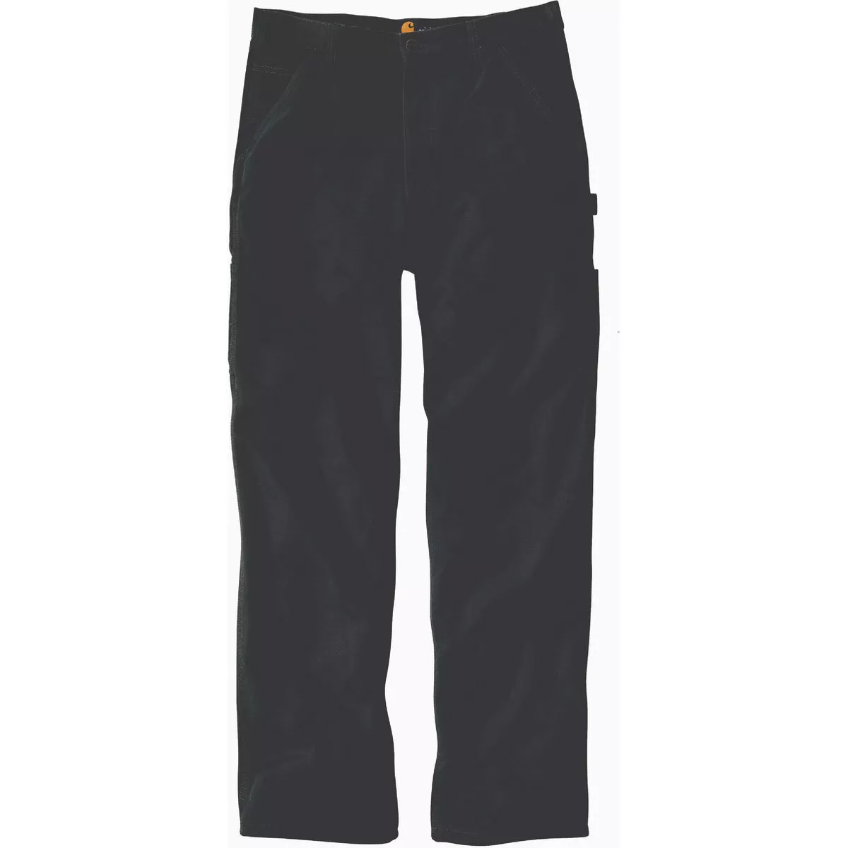 Carhartt Men's 40x32 Black Washed Duck Utility Work Pants, Loose Fit
