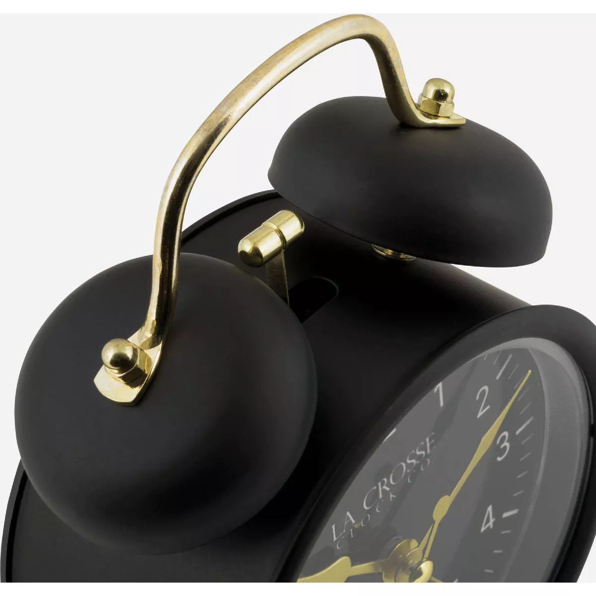 La Crosse Clock Co. Black Twin Bell Alarm Clock - photo 7