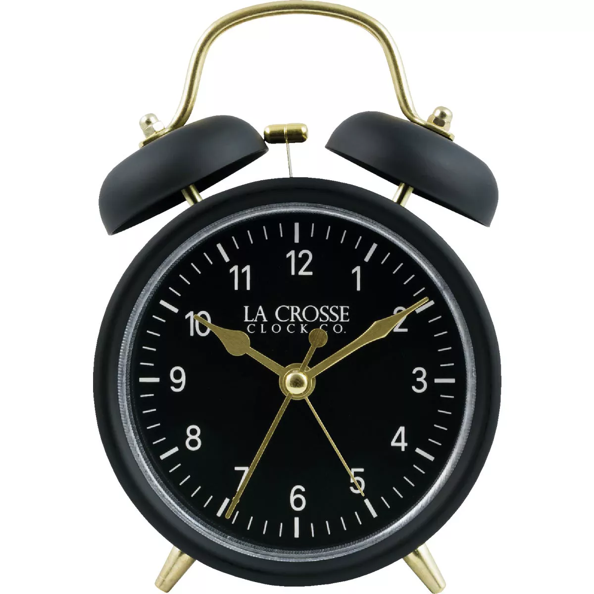 La Crosse Clock Co. Black Twin Bell Alarm Clock - photo 3
