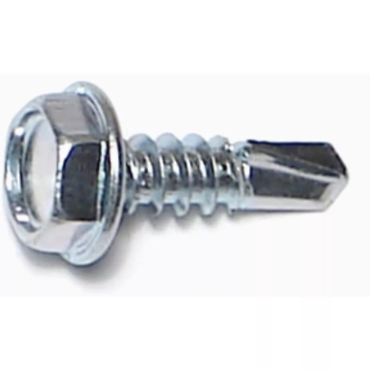 Midwest Fastener #10-16 x 5/8 In. Zinc Plated Steel Hex Washer Head Self-Drilling Screws (193 Ct.)-