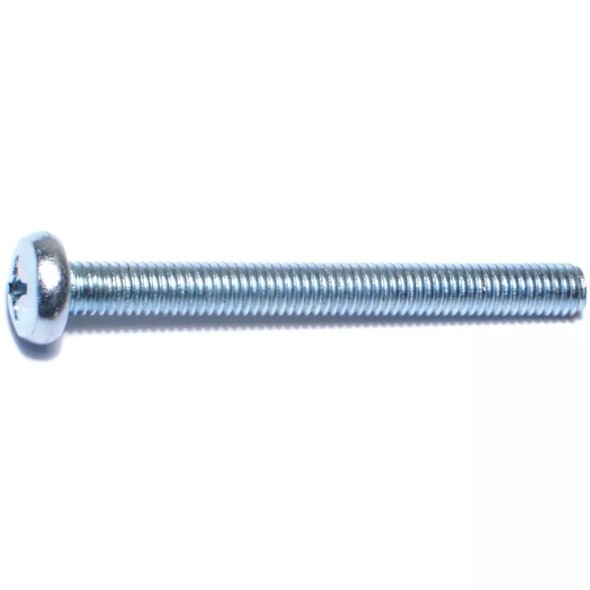 Midwest Fastener 6mm-1.0 x 60mm Zinc Plated Class 4.8 Steel Coarse Thread Phillips Pan Head Machine Screws (10 Ct.)