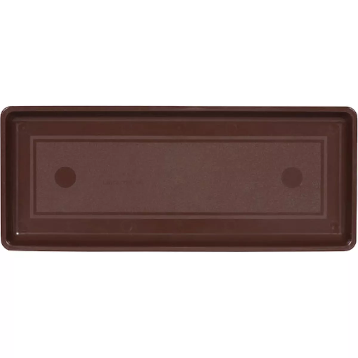 Novelty Countryside 18 In. Resin Brown Rectangular Flower Box Tray