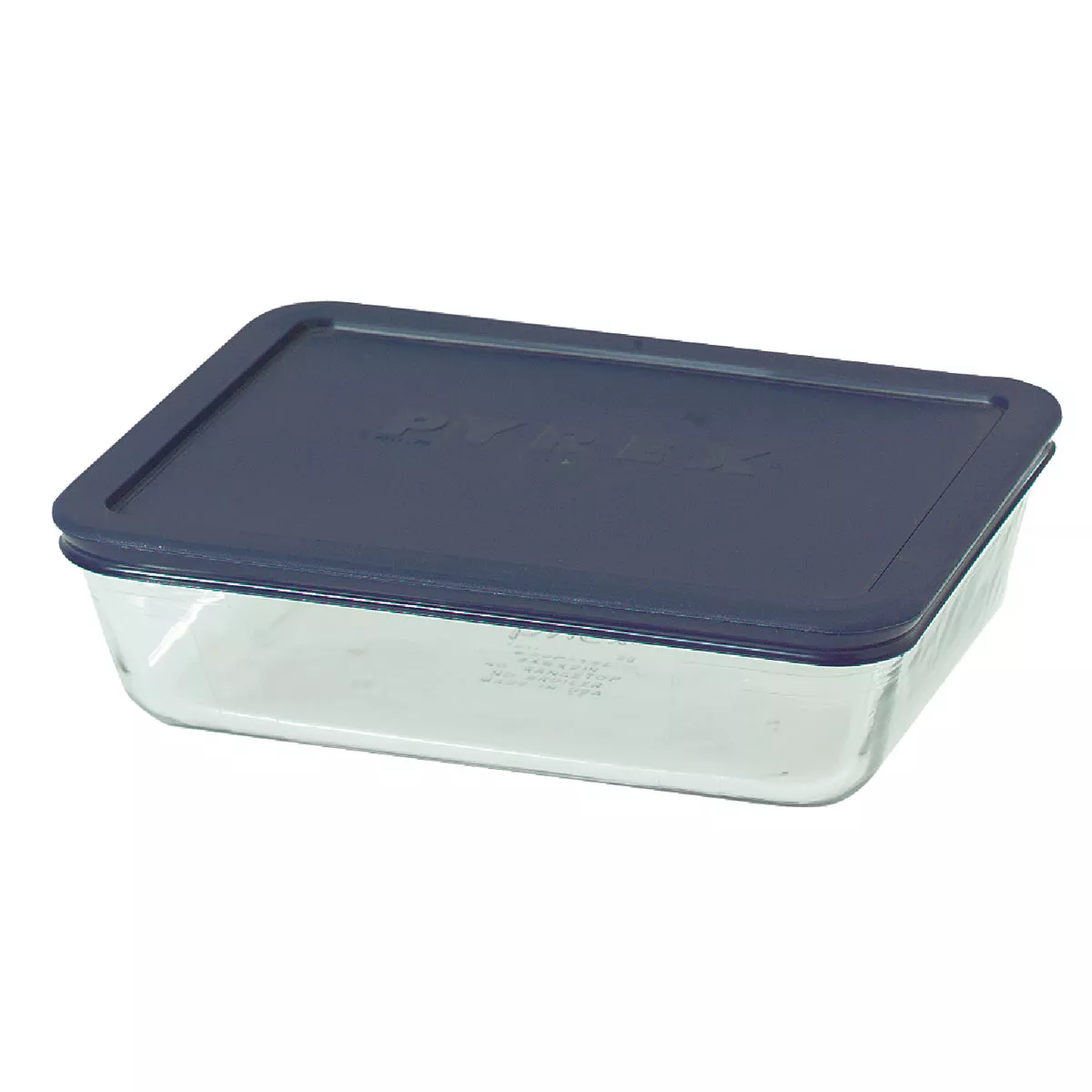 Pyrex Simply Store 6-Cup Rectangle Glass Storage Container with Lid