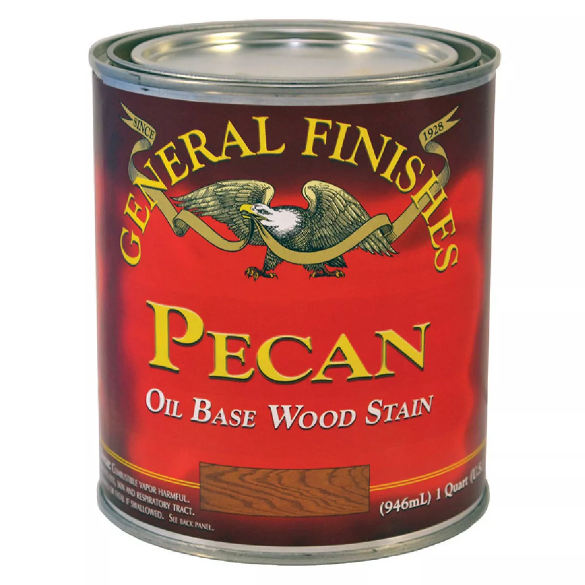 General Finishes Oil Based Pecan Interior Stain, 1 Qt., 196-749