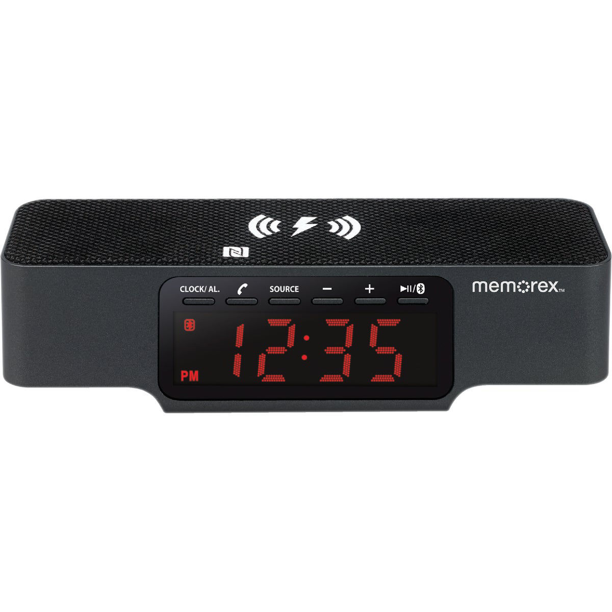 Memorex Bluetooth Clock Radio with Wireless Charging Do it Best