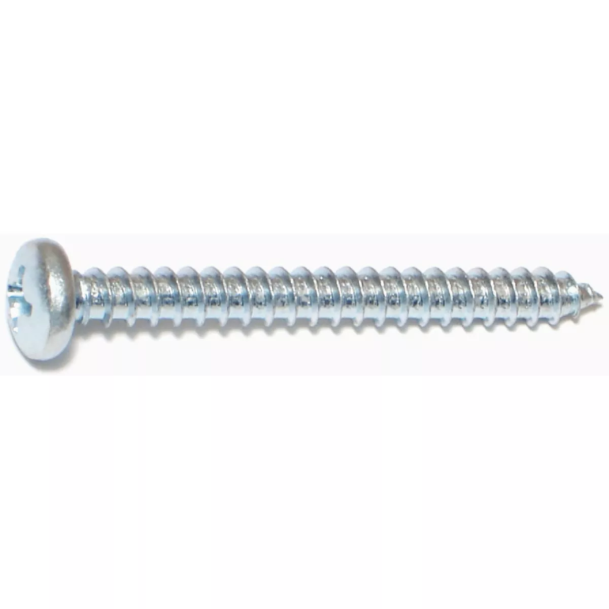Midwest Fastener #14 x 2-1/2 In. Zinc Plated Steel Phillips Pan Head Sheet Metal Screws (1 Ct.)