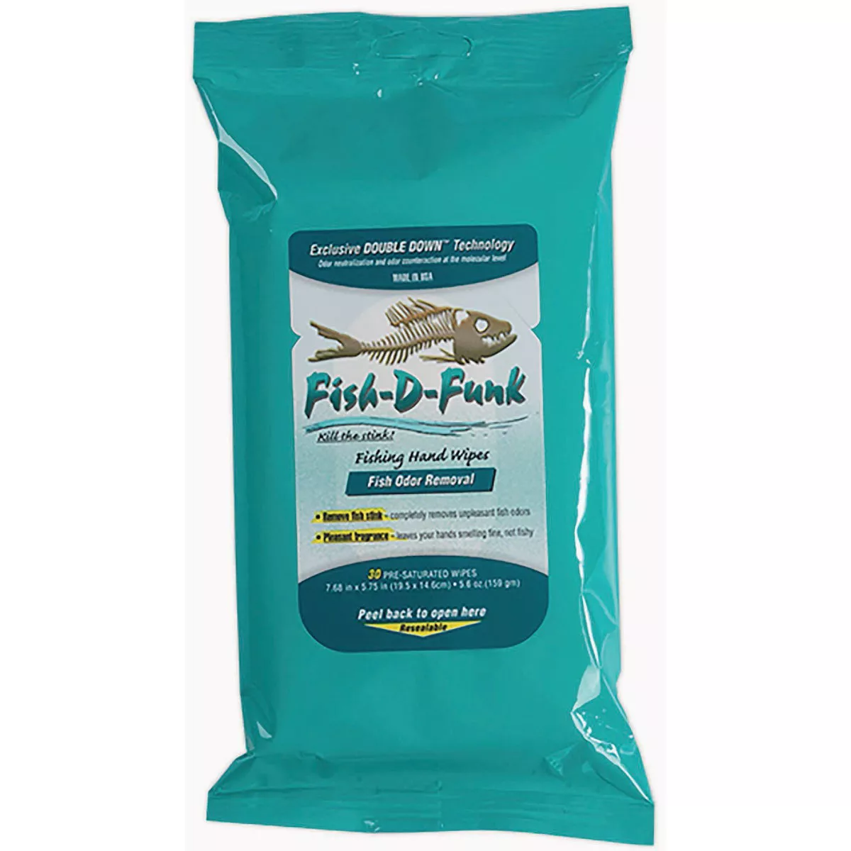 Fish D-Funk Odor Elimination Wipes (30-Pack)