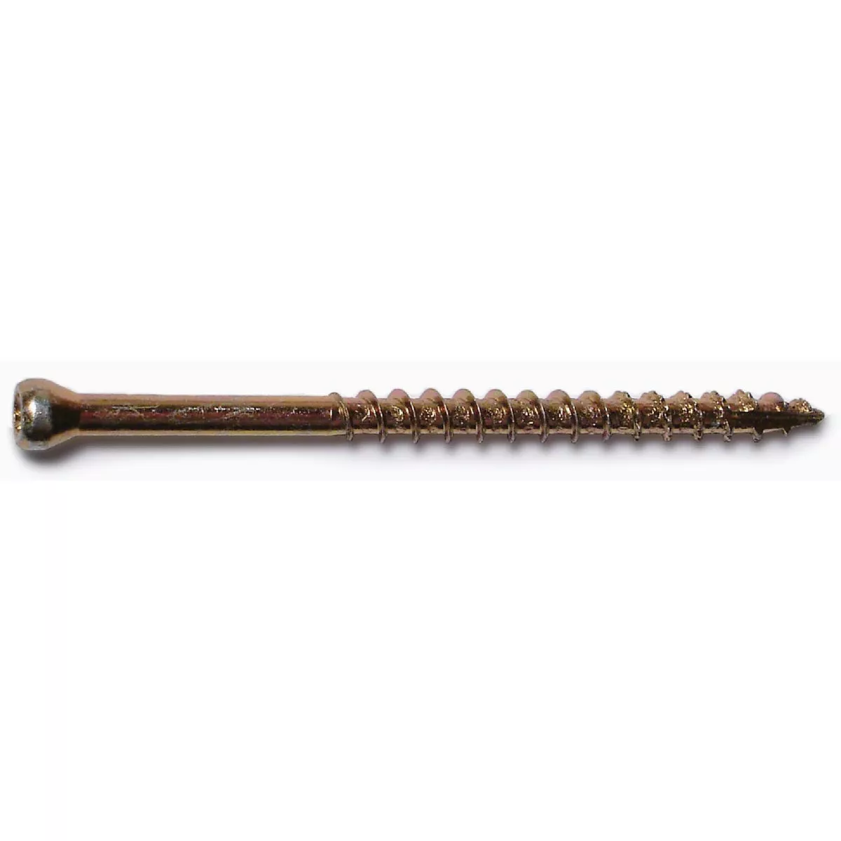Midwest Fastener #8 x 2-1/2 In. Zinc Plated Steel Star Drive Trim Head Saberdrive Deck Screws