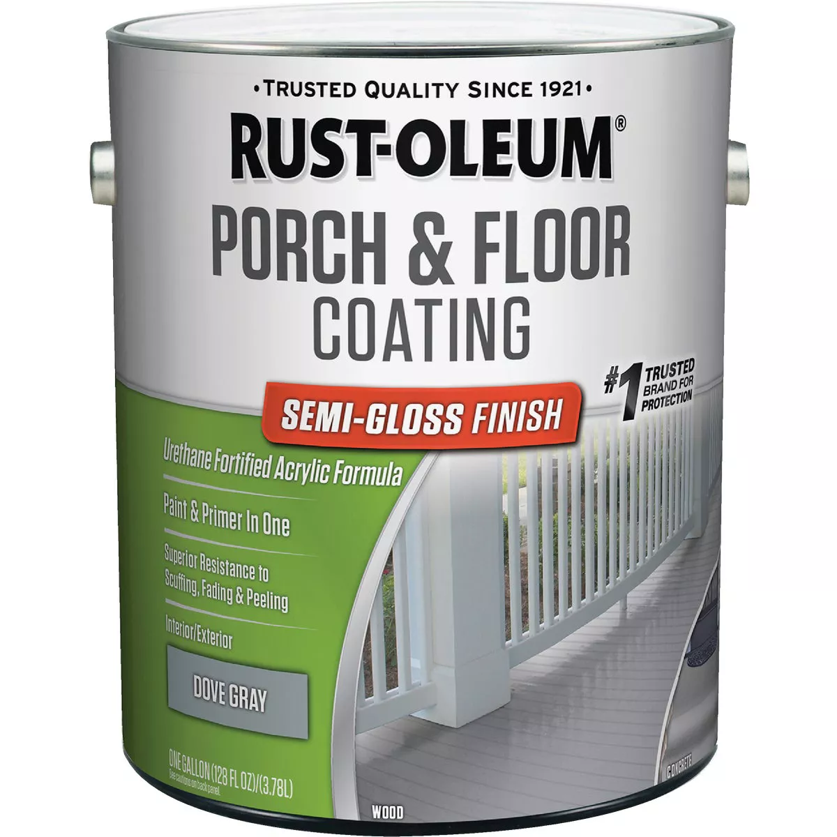 Rust-Oleum 1 Gal. Dove Gray Acrylic Porch & Floor Enamel