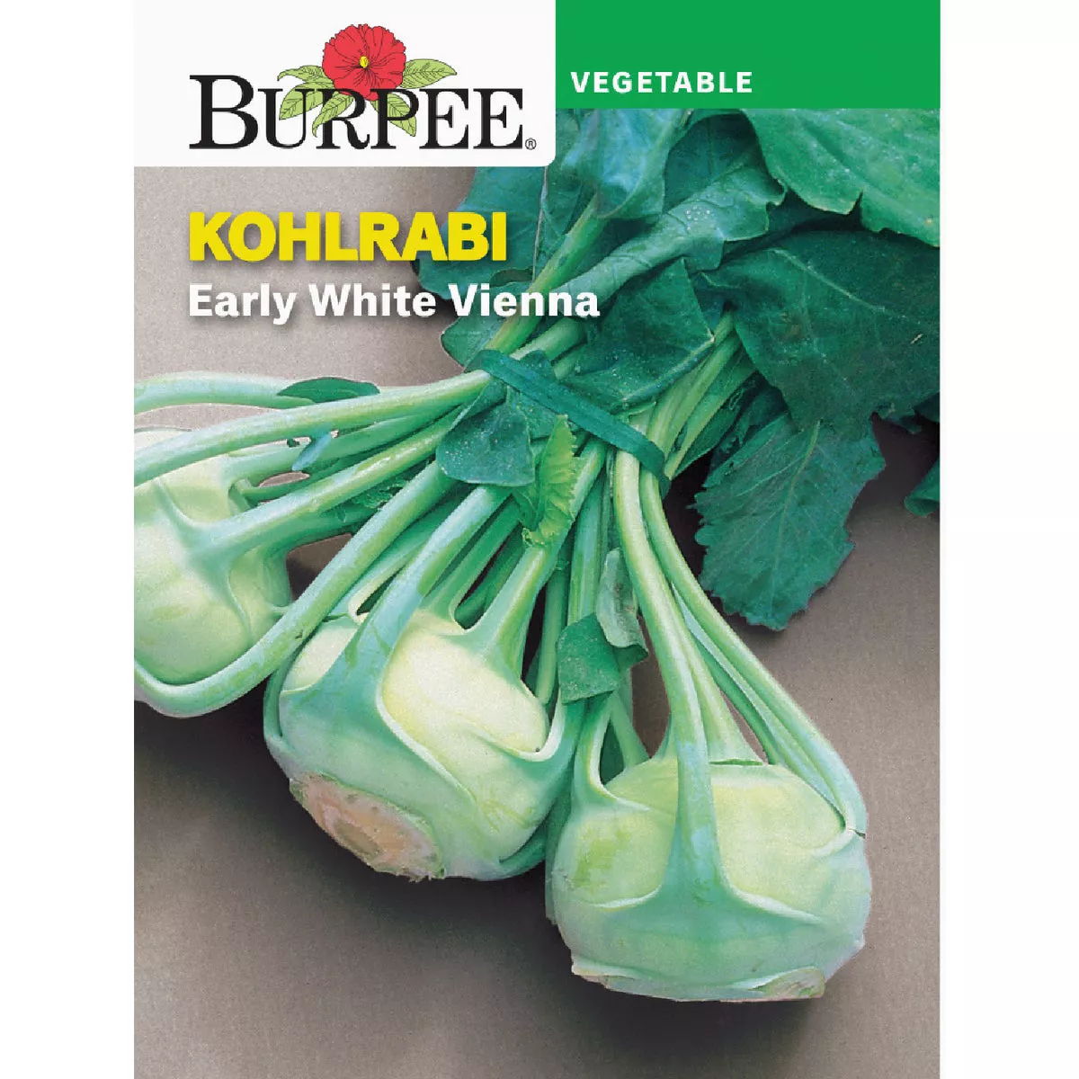 Burpee Kohlrabi Early White Vienna Seed Packet