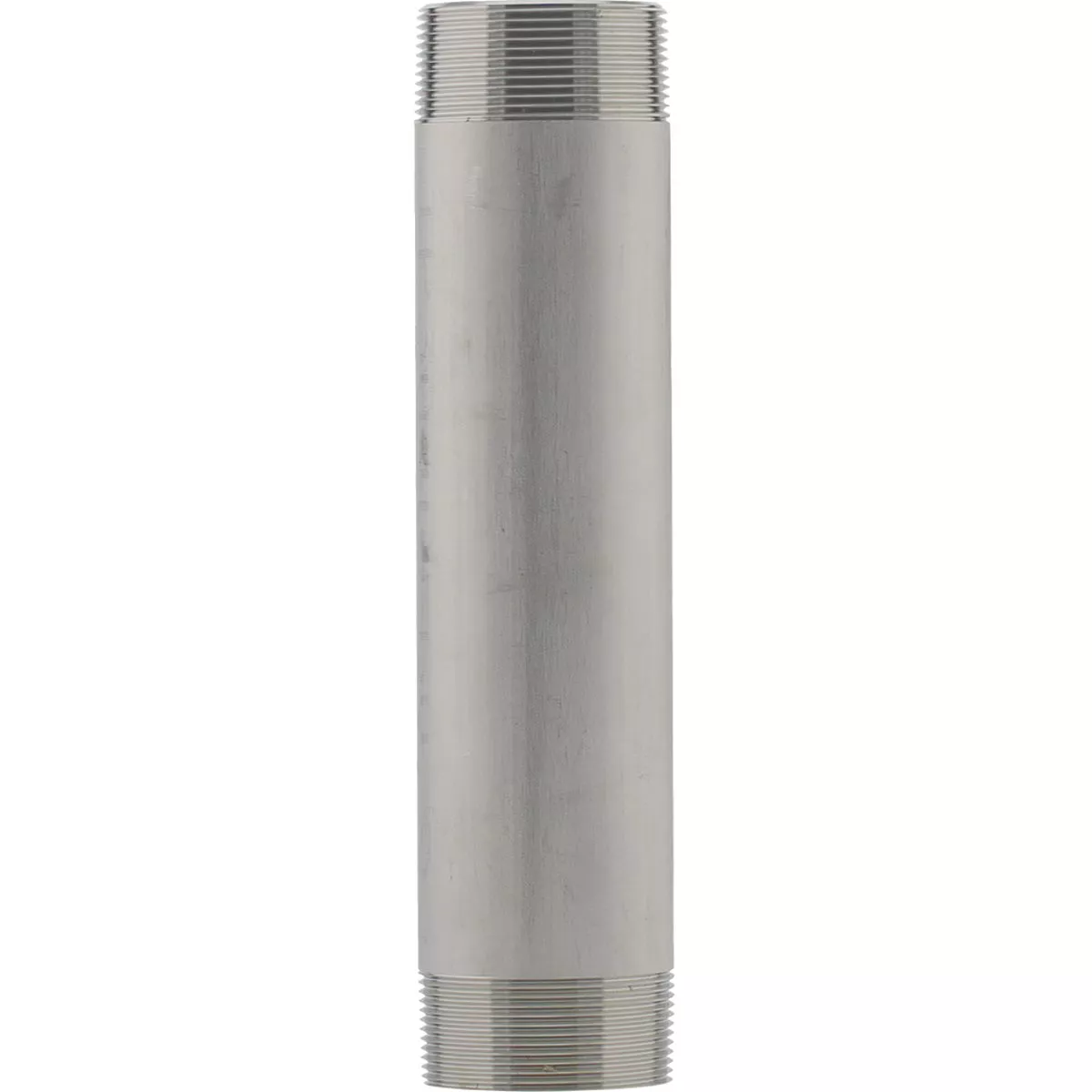 PLUMB-EEZE 2 In. MIP x 10 In. Stainless Steel Nipple