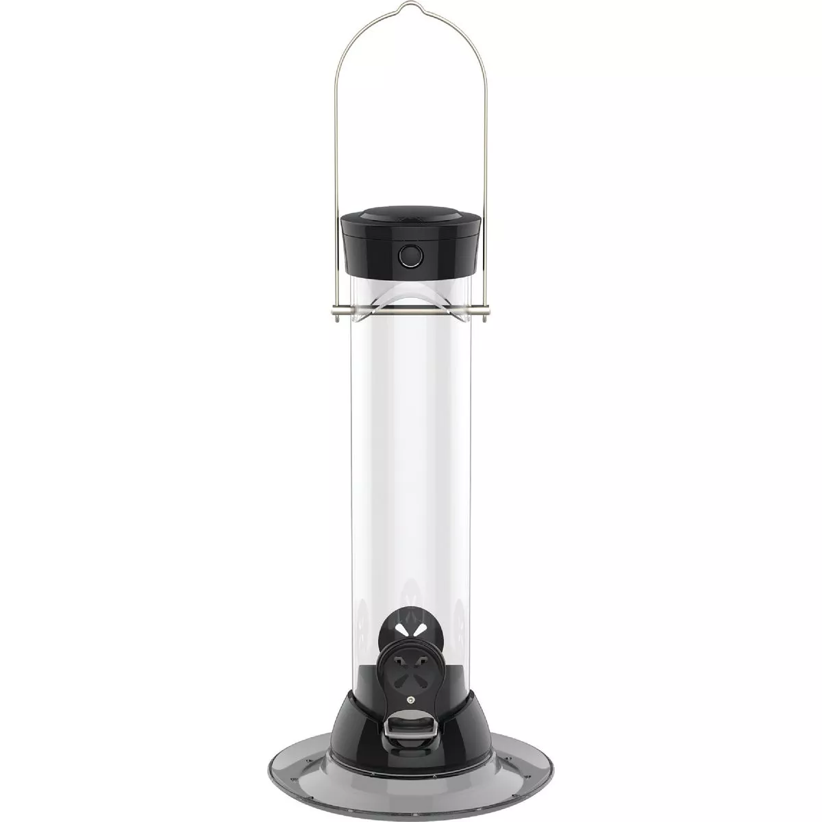 Droll Yankees Onyx Clever Clean 12 In. 1 Lb. Capacity Black Finch Thistle Feeder