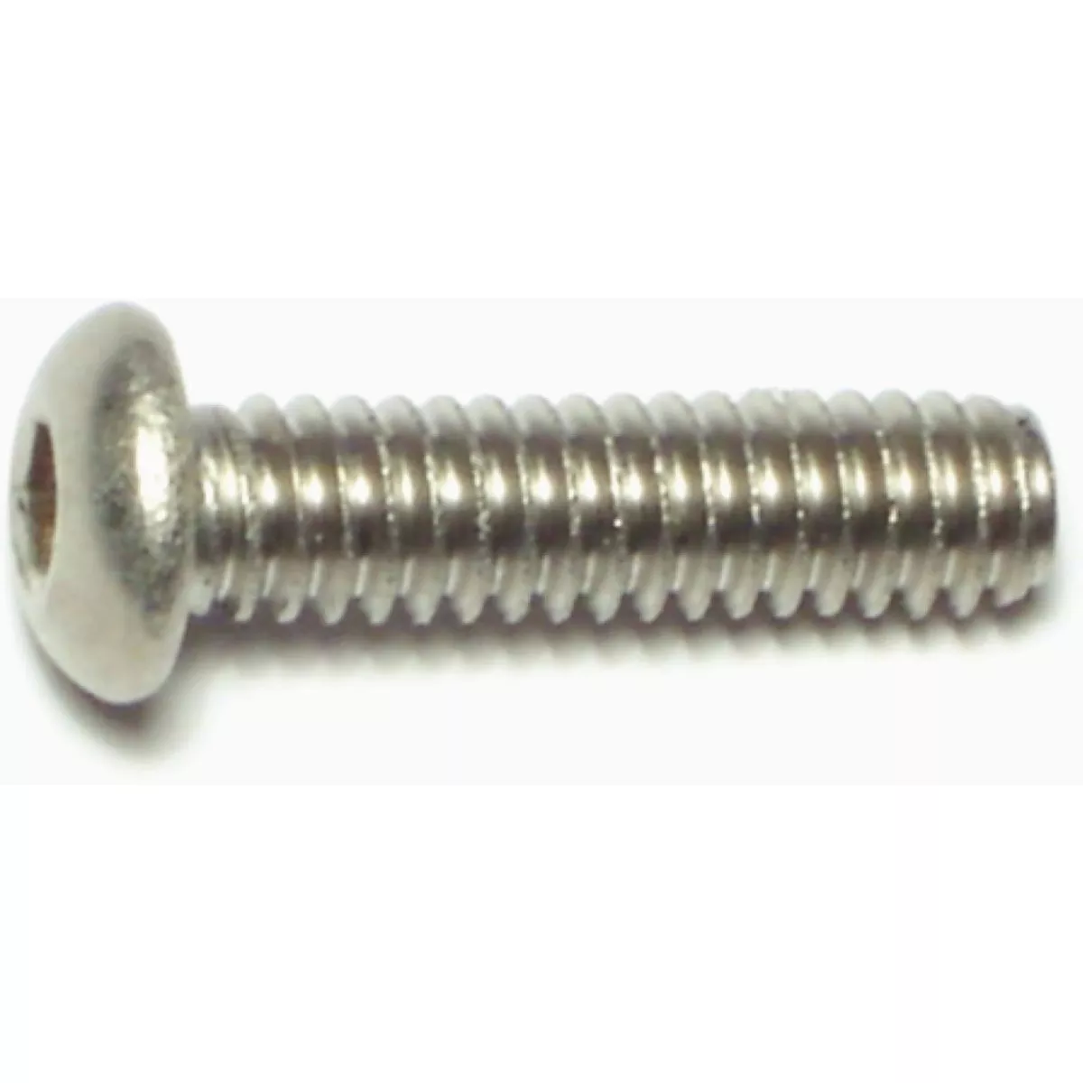 Midwest Fastener 1/4 In.-20 x 1 In. 18-8 Stainless Steel Coarse Thread Button Head Socket Cap Screws