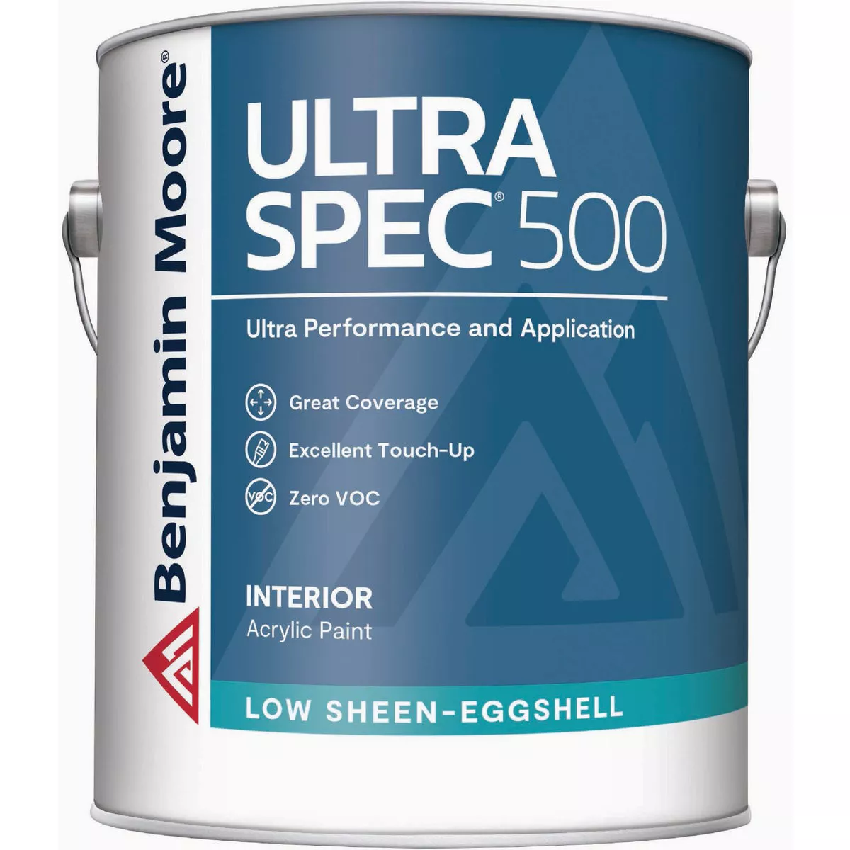 Benjamin Moore Ultra Spec 500 Acrylic Copolymer Low Sheen Eggshell Interior Wall Paint, Base 3, 1 Gal.