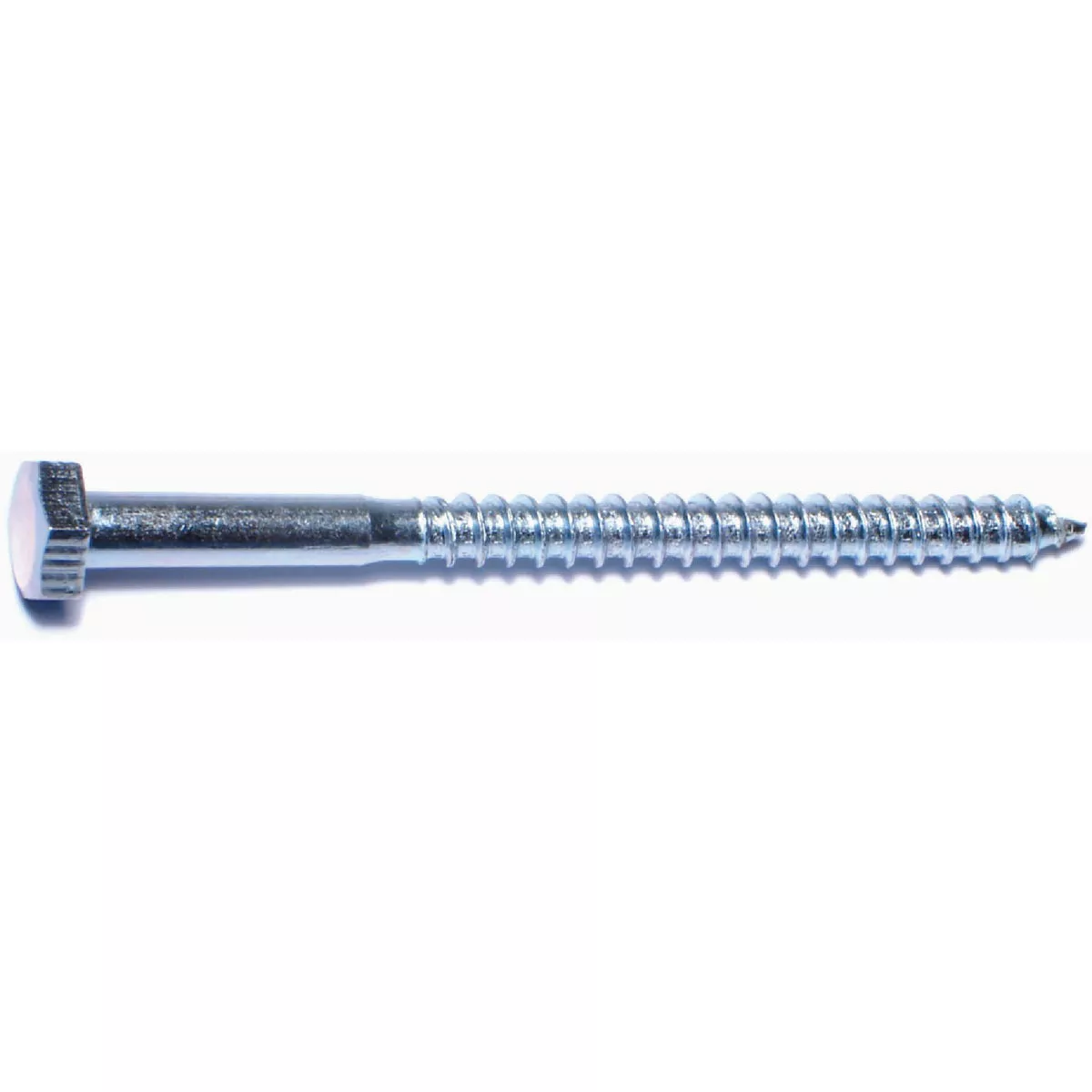 Midwest Fastener 1/4 In. x 3-1/2 In. Zinc Plated Grade 2 / A307 Steel Hex Head Lag Screws (233 Ct.)-