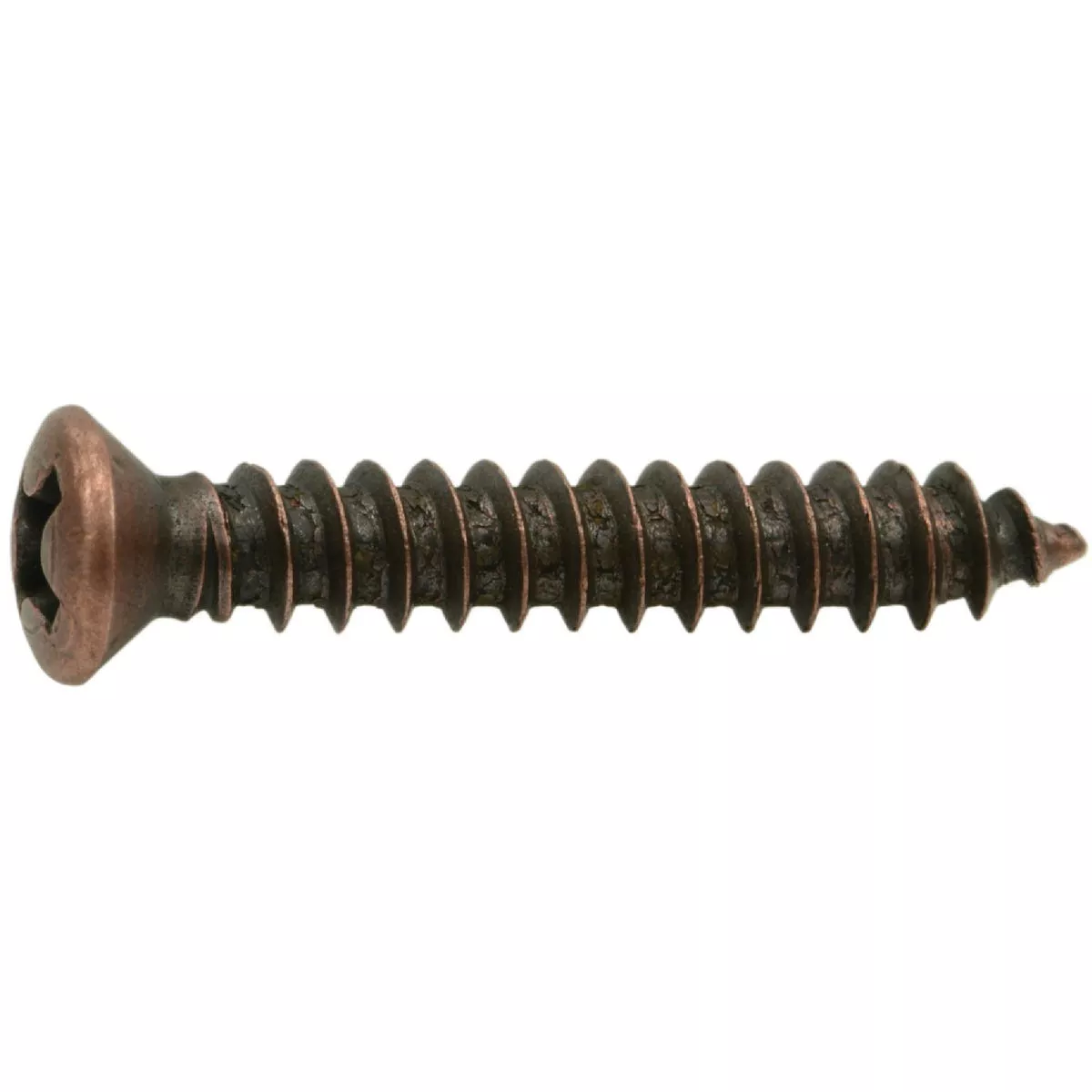 Midwest Fastener #8 x 1 In. Steel Phillips Oval Head Decorative Sheet Metal Screws