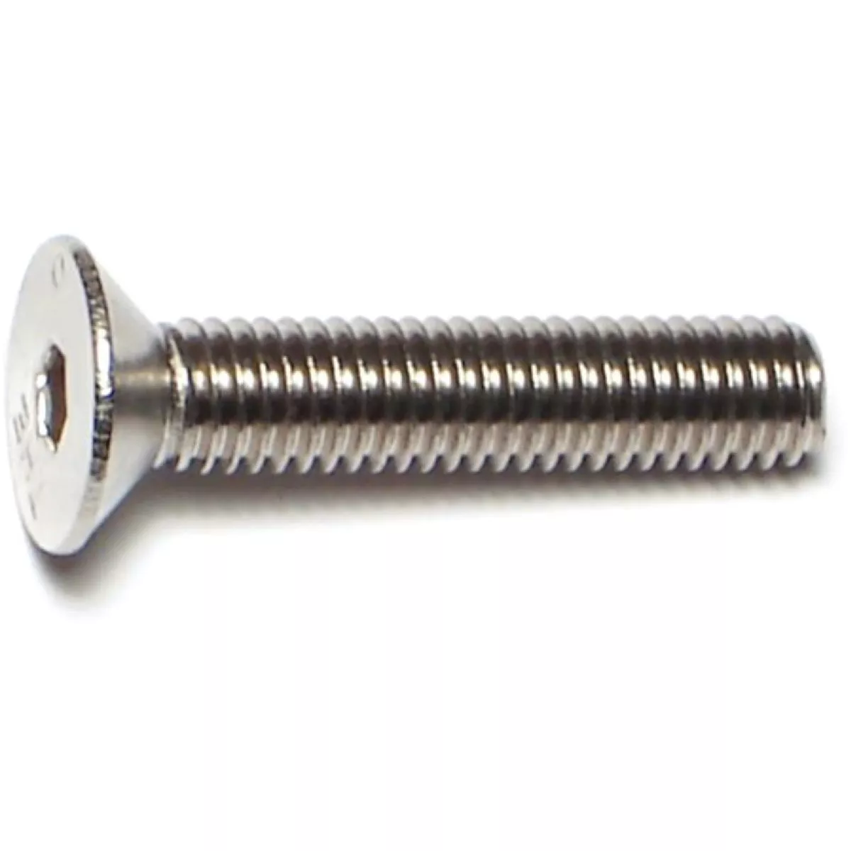 Midwest Fastener 5mm-0.8 x 25mm A2 Stainless Steel Coarse Thread Flat Head Hex Socket Cap Screws (8 Ct.)