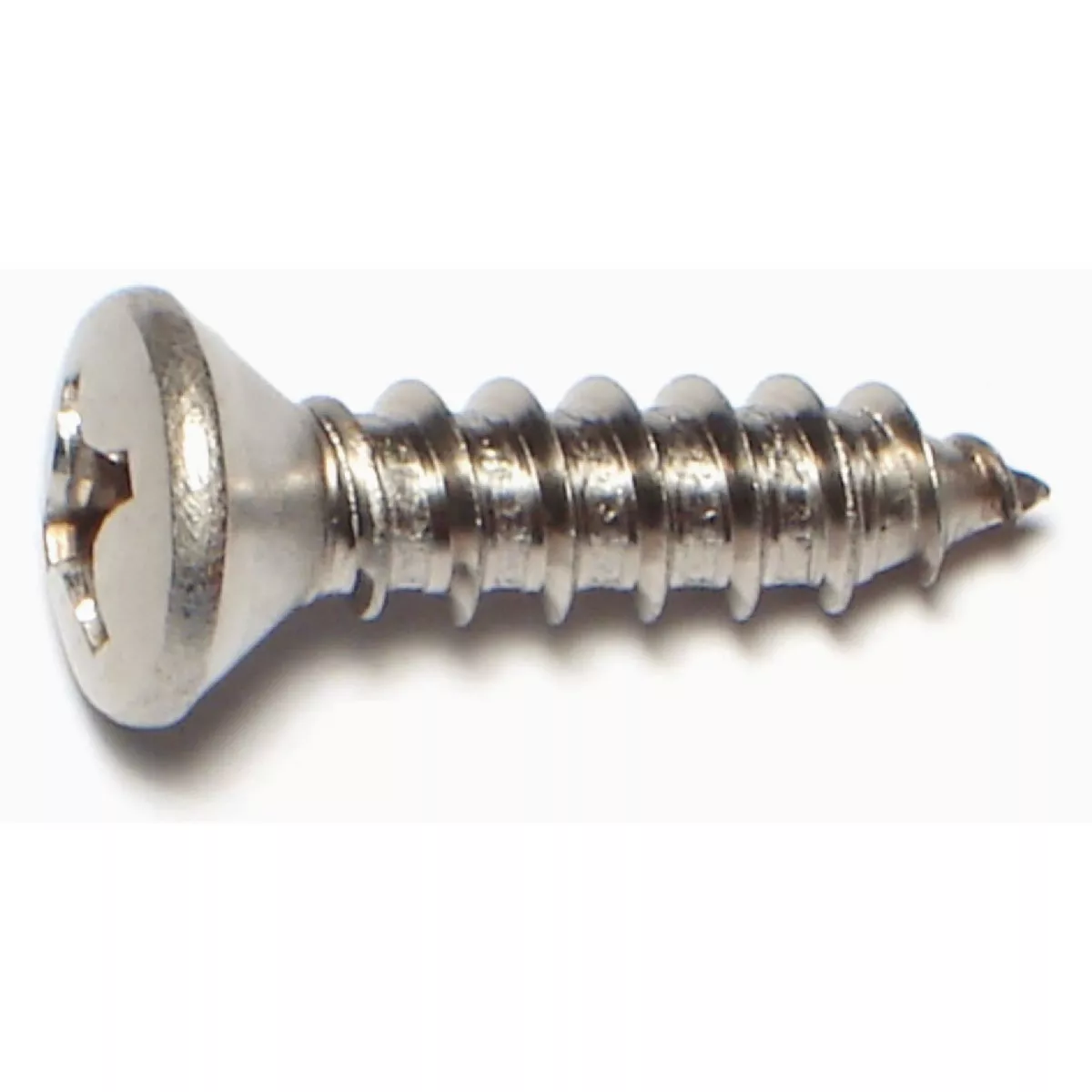 Midwest Fastener #14 x 1 In. 18-8 Stainless Steel Phillips Oval Head Sheet Metal Screws (5 Ct.)
