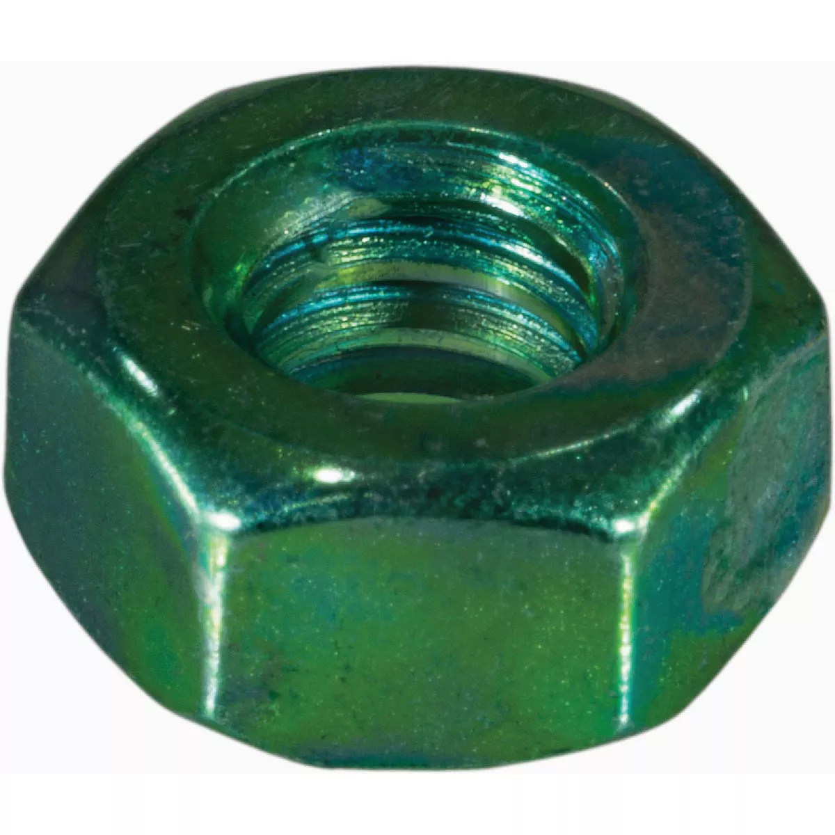 Midwest Fastener 1/4 In.-20 Green Rinsed Zinc Plated Grade 5 Steel Coarse Thread Hex Nuts (1458 Ct.)-