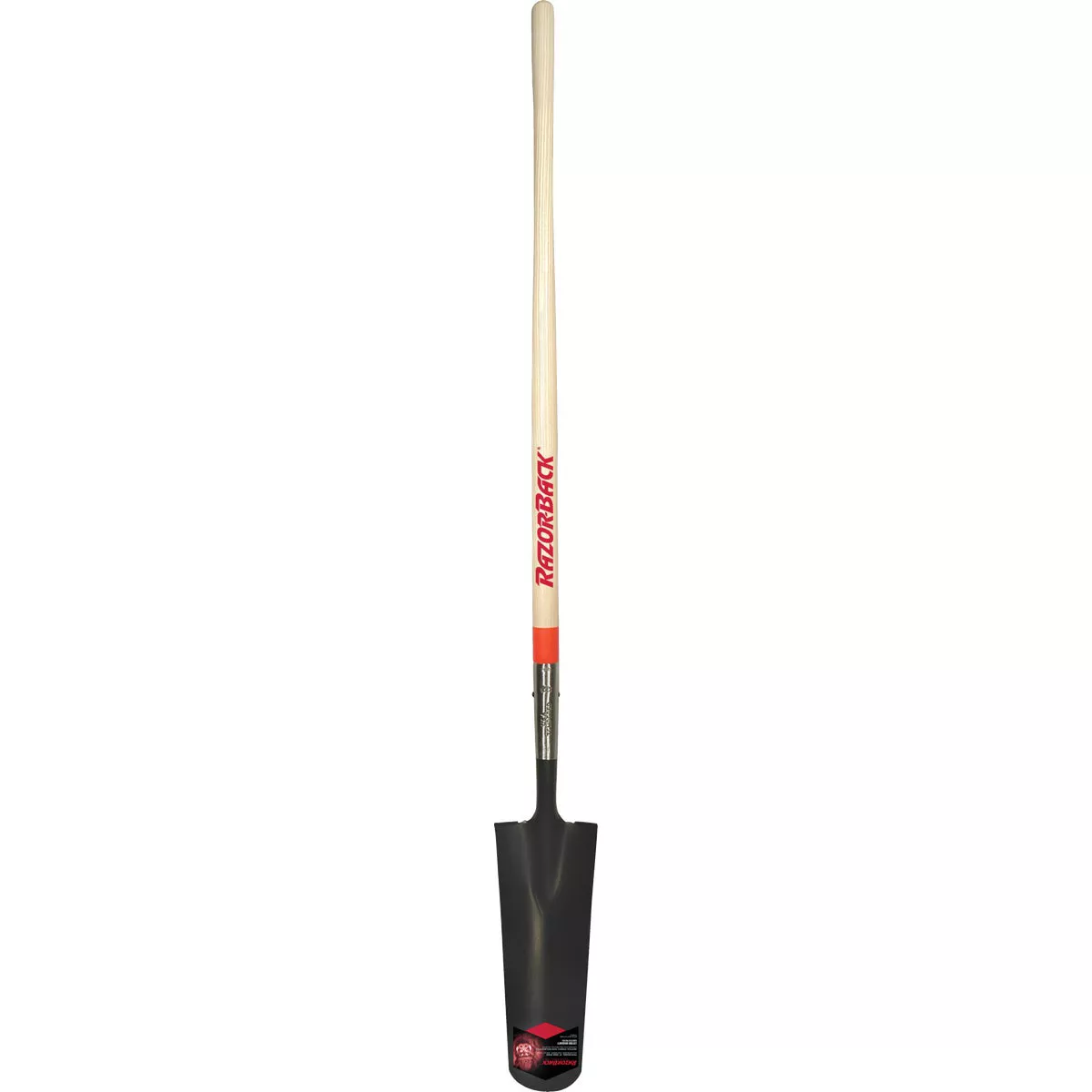 Ames Razor-Back 48 In. Wood Handle Closed Back Drain Spade-
