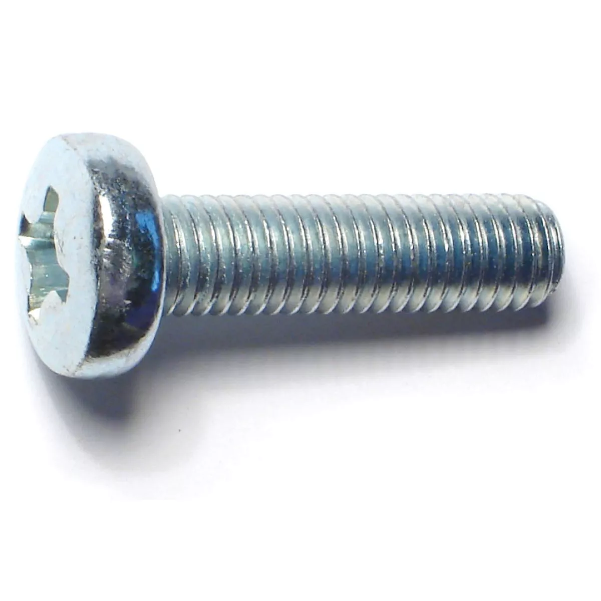 Midwest Fastener 8mm-1.25 x 30mm Zinc Plated Class 4.8 Steel Coarse Thread Phillips Pan Head Machine Screws (15 Ct.)