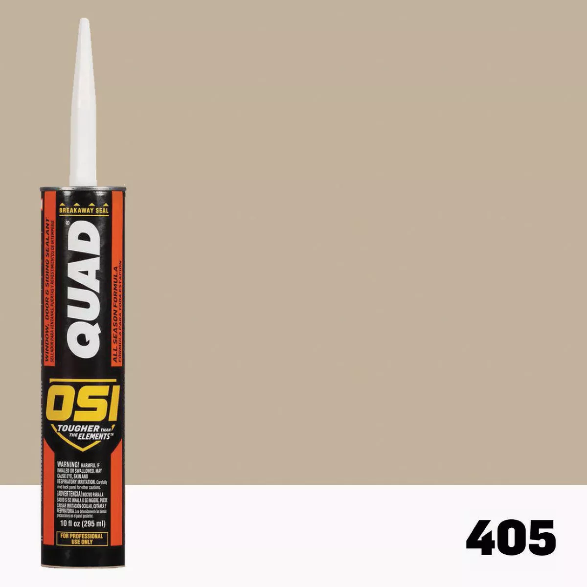 OSI Quad 10 Oz. Window, Door & Siding Sealant, Beige 405