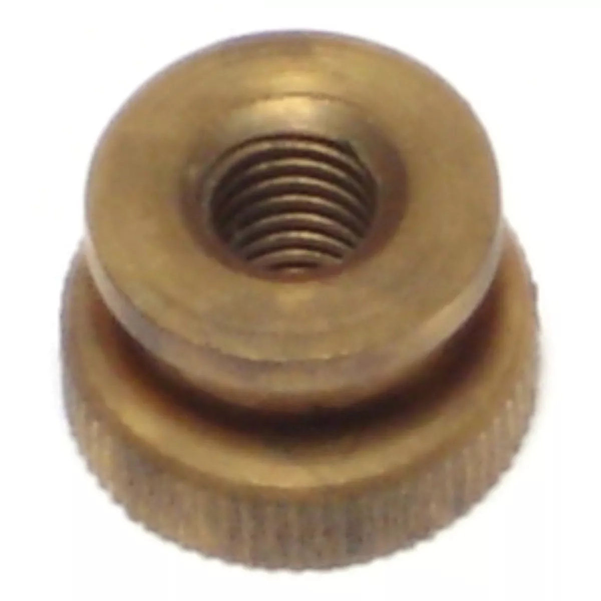 Midwest Fastener #10-32 Brass Fine Thread Knurled Nuts