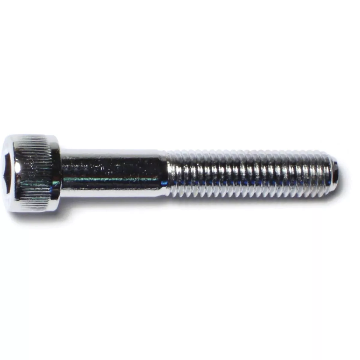 Midwest Fastener 10mm-1.5 x 60mm Chrome Plated Class 12.9 Steel Coarse Thread Knurled Head Hex Socket Cap Screws (5 Ct.)