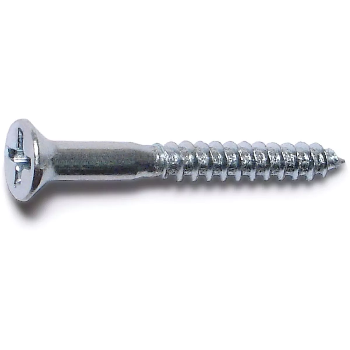 Midwest Fastener #6 x 1-1/4 In. Zinc Plated Steel Phillips Flat Head Wood Screws (10 Ct.)-