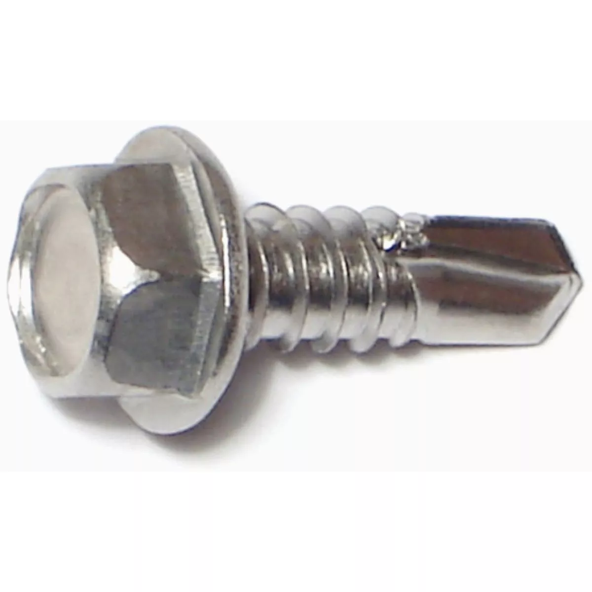 Midwest Fastener #14-14 x 3/4 In. 410 Stainless Steel Hex Washer Head Self-Drilling Screws (50 Ct.)