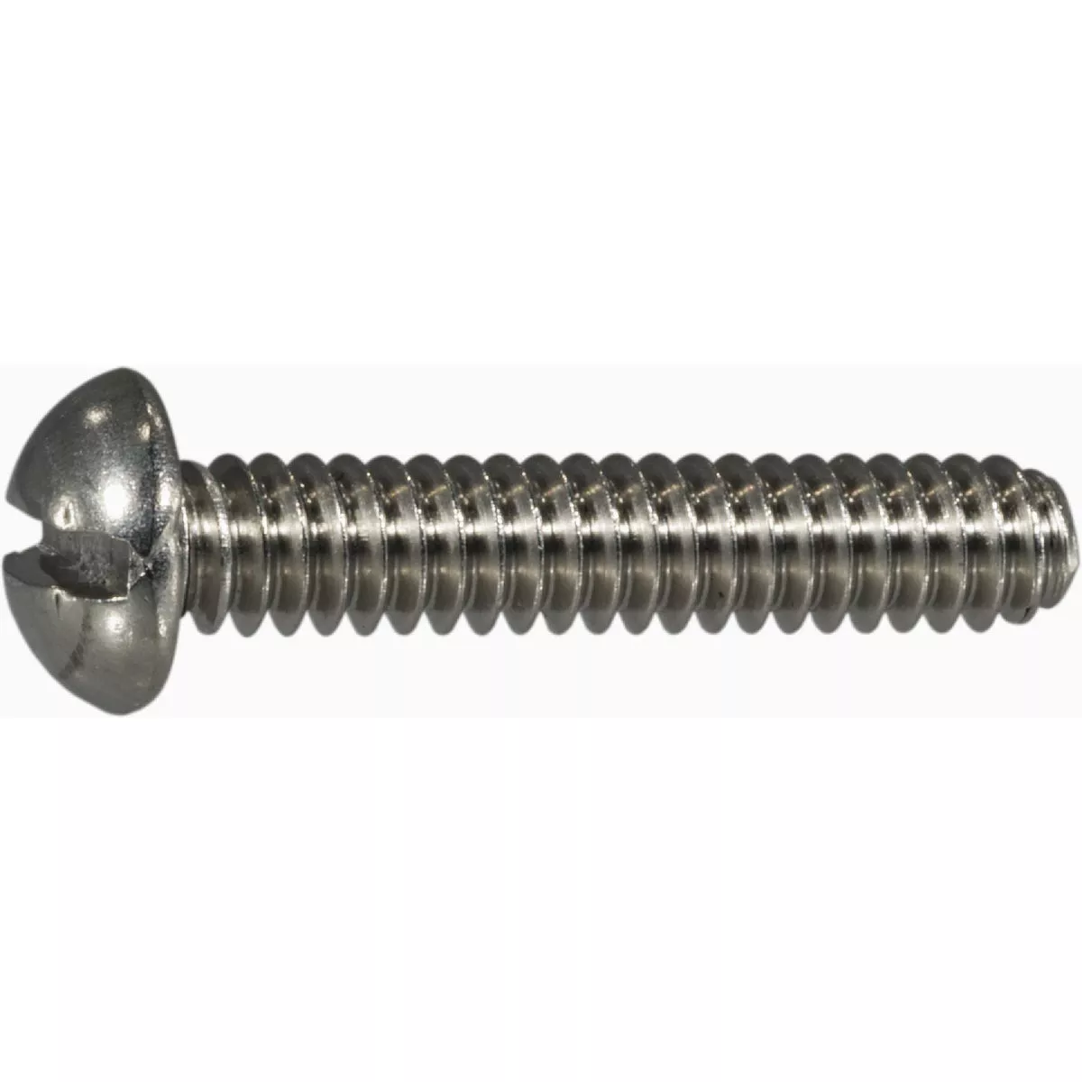 Midwest Fastener #10-24 x 1 In. 18-8 Stainless Steel Coarse Thread Slotted Round Head Machine Screws (100 Ct.)