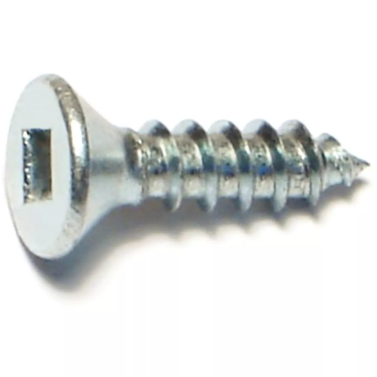 Midwest Fastener #8 x 5/8 In. Zinc Plated Steel Square Drive Flat Head Sheet Metal Screws (12 Ct.)