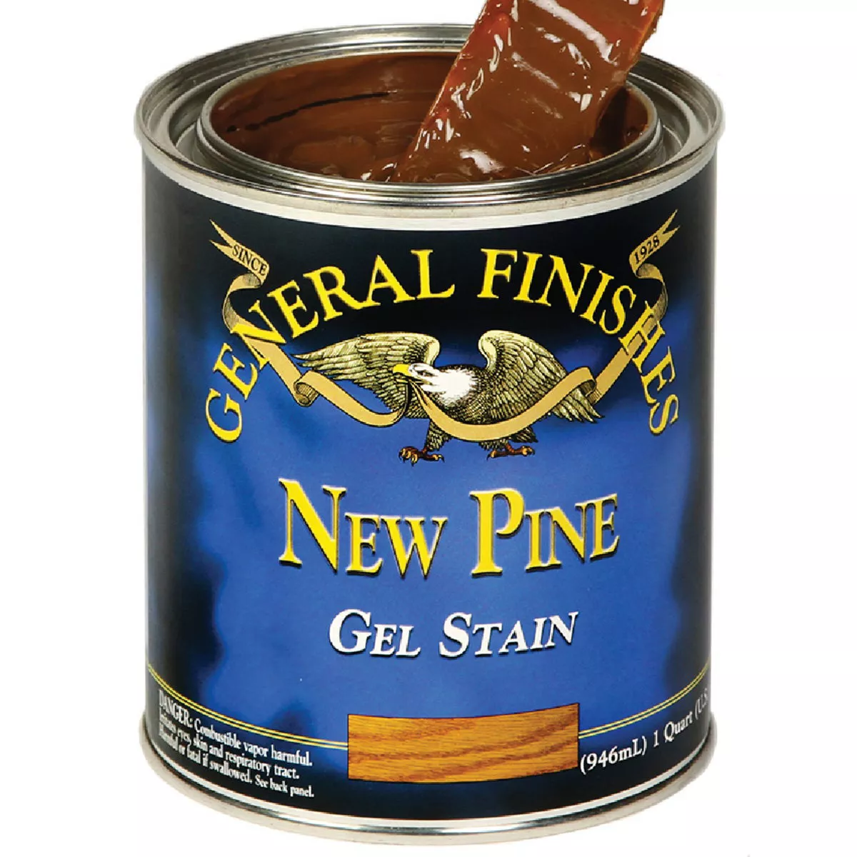 General Finishes Gel New Pine Interior Stain, 1 Qt., 196-812