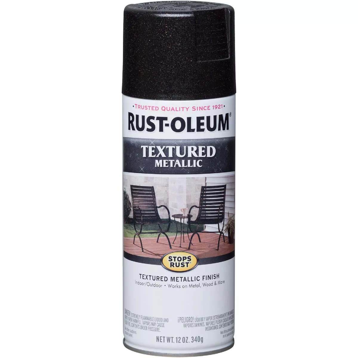 Rust-Oleum Stops Rust 12 Oz. Textured Metallic Spray Paint, Moonlit Copper