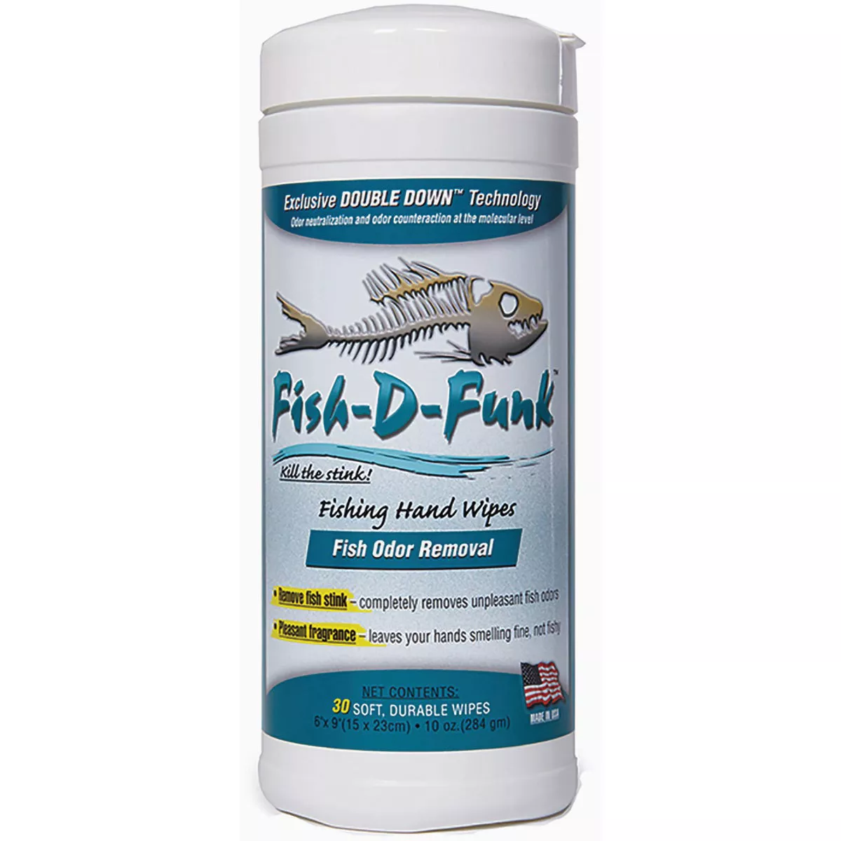 Fish D-Funk Odor Elimination Wipes (30-Pack)