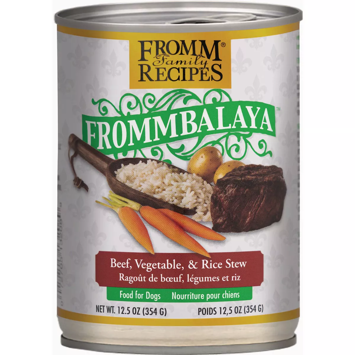 Fromm Family Recipes Frommbalaya Beef, Vegetable, & Rice Stew Wet Dog Food, 12.5 Oz.