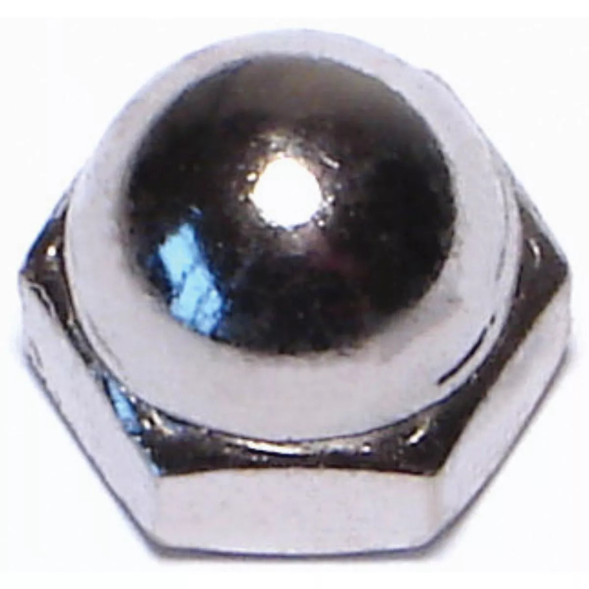 Midwest Fastener 1/4 In.-28 Nickel Plated Steel Fine Thread Acorn Cap Nuts
