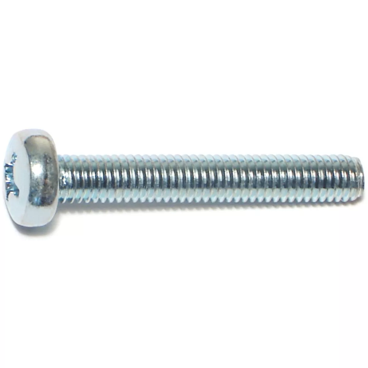 Midwest Fastener 6mm-1.0 x 40mm Zinc Plated Class 4.8 Steel Coarse Thread Phillips Pan Head Machine Screws (20 Ct.)