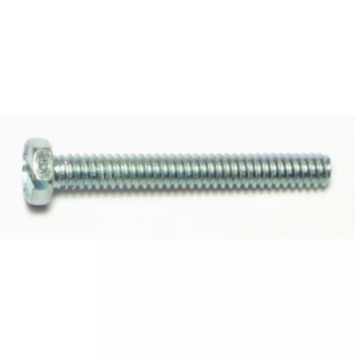 Midwest Fastener #10-24 x 1-1/2 In. Zinc Plated Steel Coarse Thread Slotted Indented Hex Head Machine Screws
