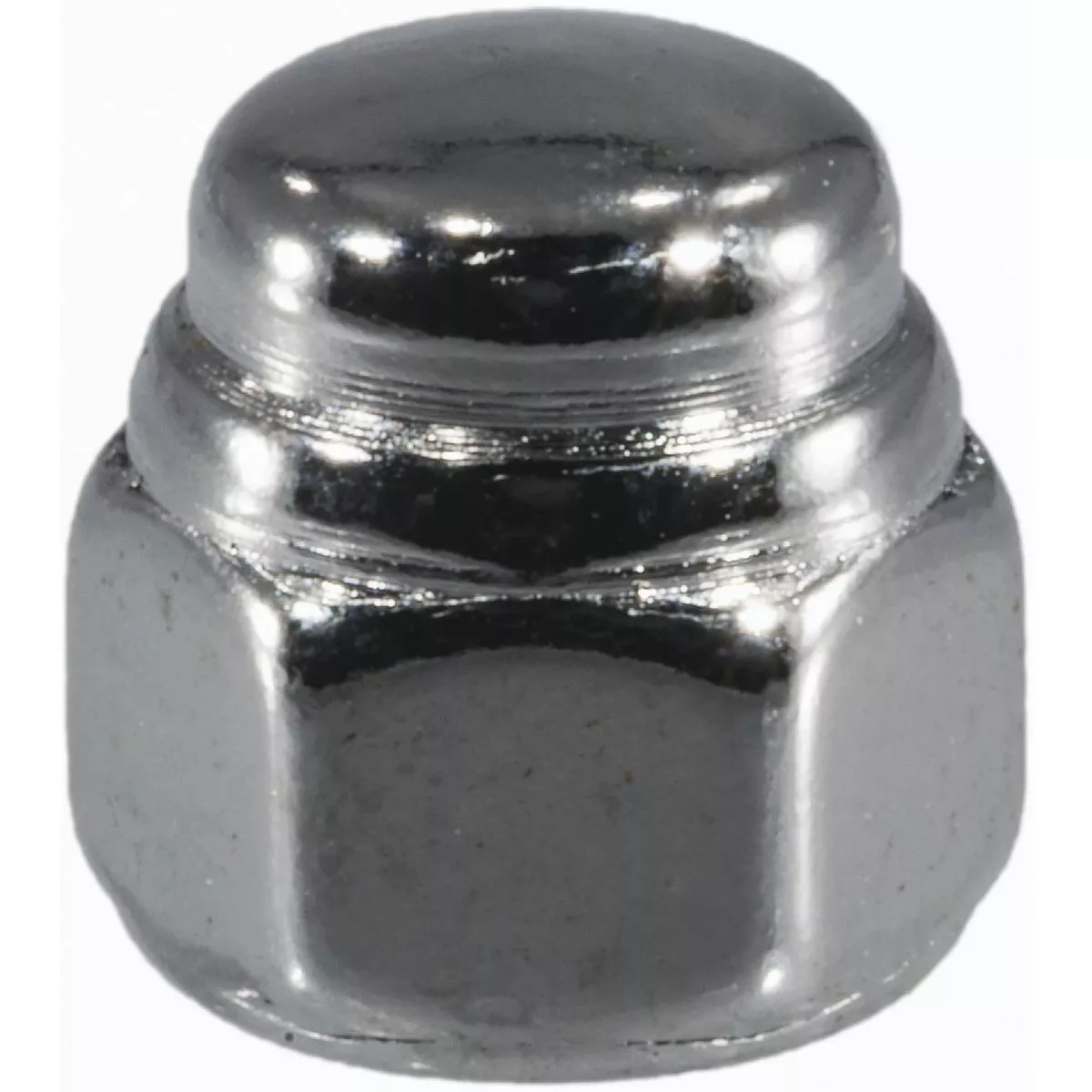Midwest Fastener #10-32 Chrome Plated Steel Fine Thread Flat Head Acorn Cap Nuts (5 Ct.)