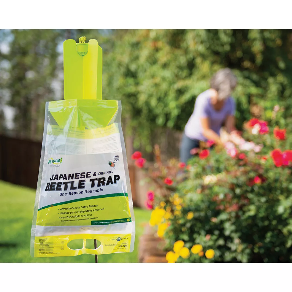 Rescue Reusable Outdoor Oriental & Japanese Beetle Trap - photo 3
