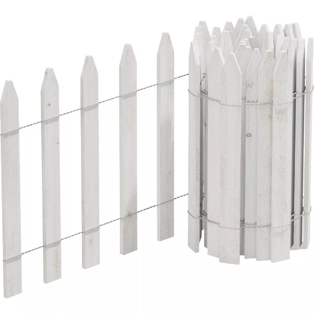 Greenes Fence 16 In. H x 12 Ft. L Wood Decorative Border Fence - photo 2