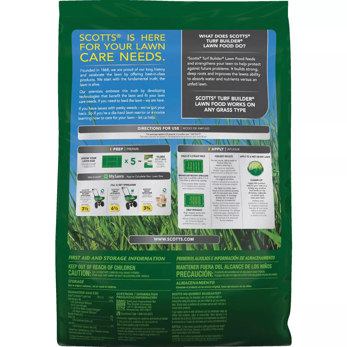 Scotts Turf Builder 37.5 Lb. 15,000 Sq. Ft. Lawn Food - photo 5
