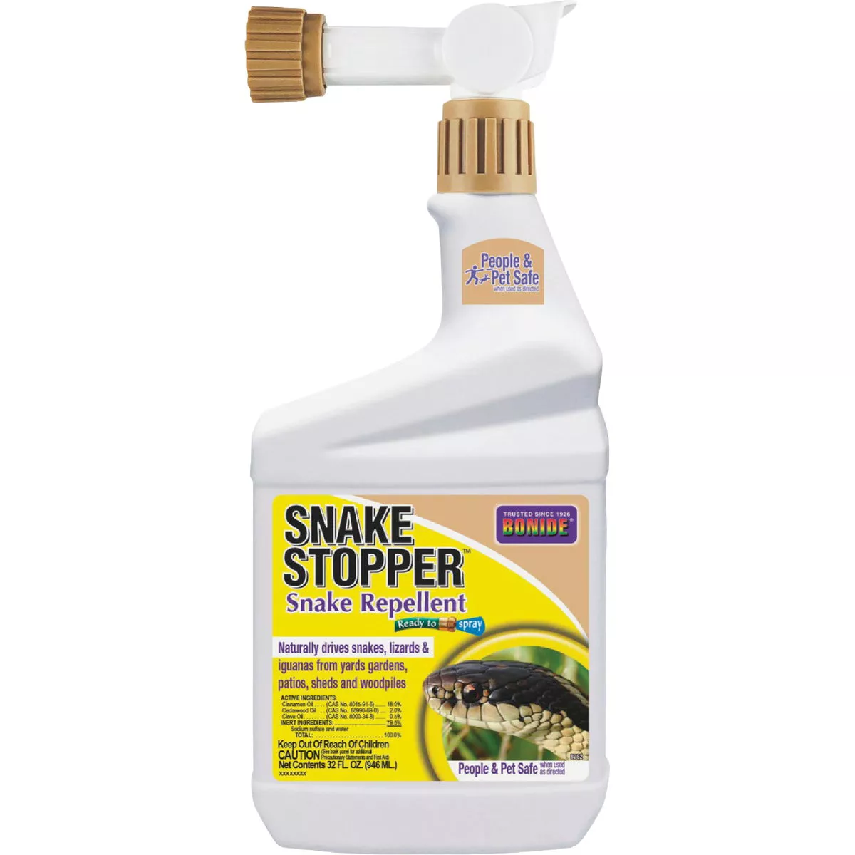 Bonide Snake Stopper 1 Qt. Ready To Spray Hose End Snake Repellent