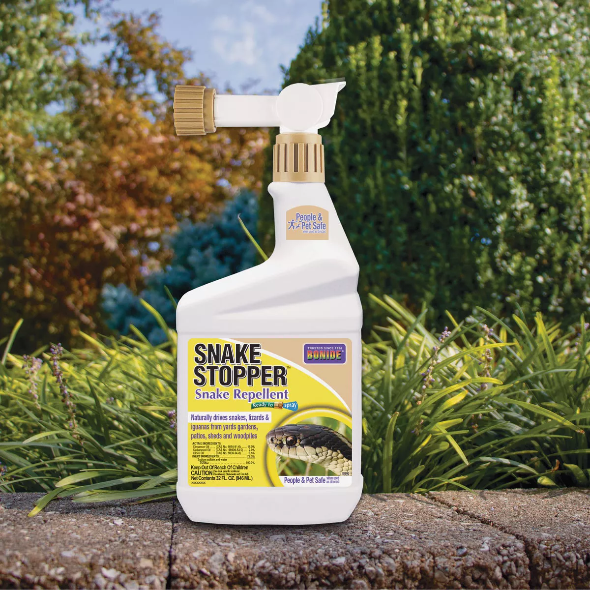 Bonide Snake Stopper 1 Qt. Ready To Spray Hose End Snake Repellent - photo 2