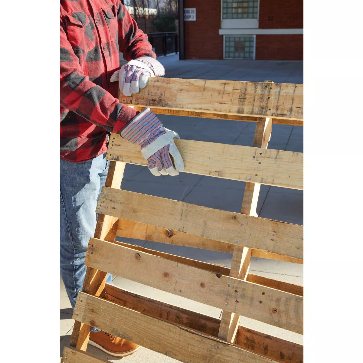 Do it Best Men's Large Lightweight Leather Work Glove (3-Pack) - photo 3